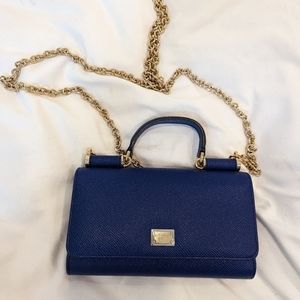 Dolce and Gabbana Phone Wallet Purse Blue